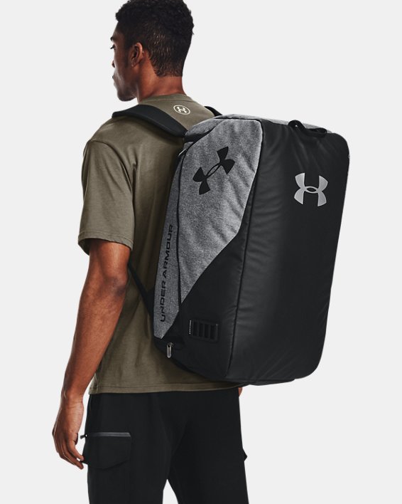 σακιδια πλατησ Under Armour Unisex UA Contain Duo Medium Duffle ανδρικα γκρι / μαυρα | KrxWKfEyLGy