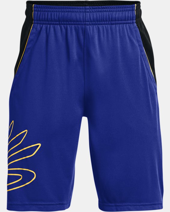 σορτσ Under Armour Curry SC Hoops για αγορια μπλε ρουά / μαυρα | 3LvRHuNHzok