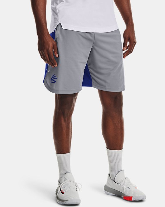 σορτσ Under Armour Curry UNDRTD Splash ανδρικα γκρι / ασπρα | baSCqMgGTKa