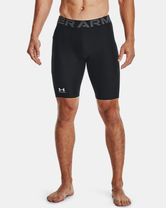σορτσ Under Armour HeatGear® Pocket Long ανδρικα μαυρα / ασπρα | budu2rUJzIf