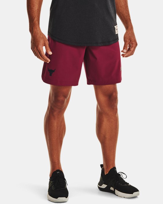 σορτσ Under Armour Project Rock Snap ανδρικα κοκκινα / μαυρα | 8LyMBSJUXg4