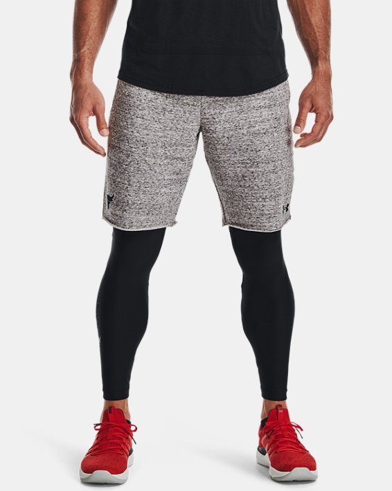 σορτσ Under Armour Project Rock Terry ανδρικα μαυρα ασπρα / μαυρα | iyaWnAzwz1S