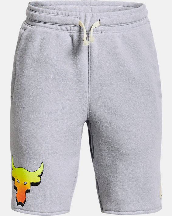 σορτσ Under Armour Project Rock Terry για αγορια γκρι μαυρα | aor3AXCkBFY