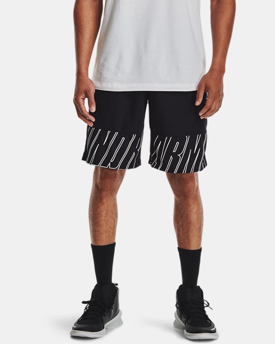 σορτσ Under Armour UA Baseline Speed 10" ανδρικα μαυρα / ασπρα | NV9eZfCbHc4