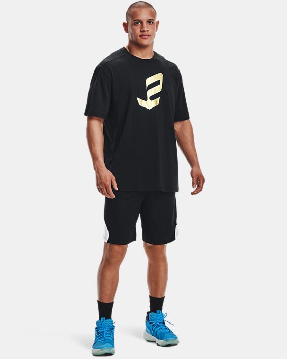 σορτσ Under Armour UA Embiid Signature ανδρικα μαυρα / ασπρα | S6fyxXY9WrF