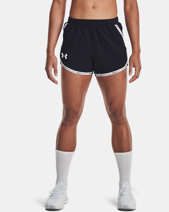 σορτσ Under Armour UA Fly-By 2.0 Brand γυναικεια μαυρα / ασπρα | 9Rk3f5PZuCl
