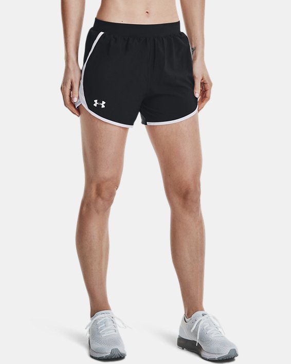 σορτσ Under Armour UA Fly-By 2.0 γυναικεια μαυρα / ασπρα | pjbx8Eoi5CZ