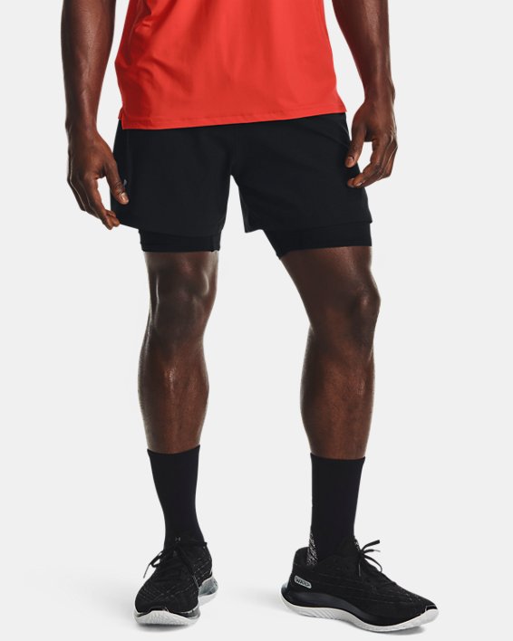 σορτσ Under Armour UA Iso-Chill Run 2-in-1 ανδρικα μαυρα | Vut5IIfffCq