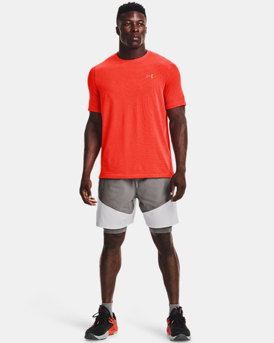 σορτσ Under Armour UA Knit Woven Hybrid ανδρικα γκρι | RkDsWWd7mbP