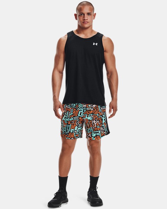 σορτσ Under Armour UA Launch 7" GRD ανδρικα μαυρα | SpoNobu2vTu