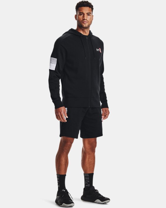σορτσ Under Armour UA Perimeter Fleece ανδρικα μαυρα / ασπρα | 6fpTlIjzVVG