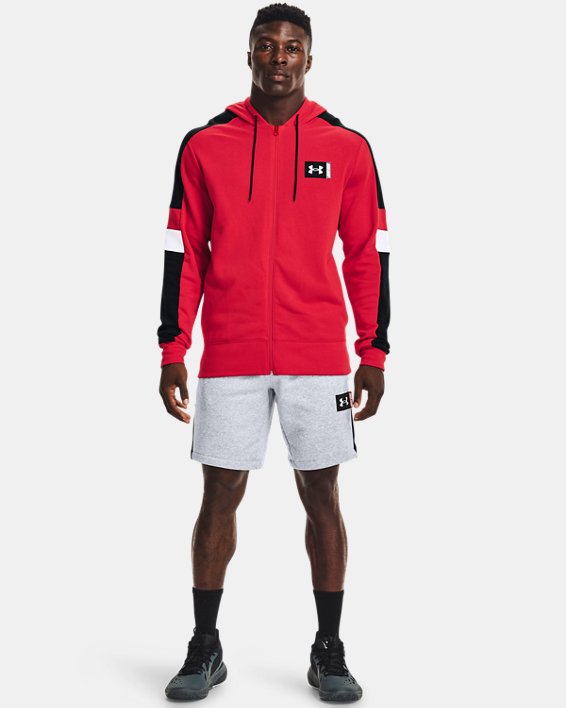 σορτσ Under Armour UA Perimeter Fleece ανδρικα γκρι / μαυρα | rHuPjuENrB6