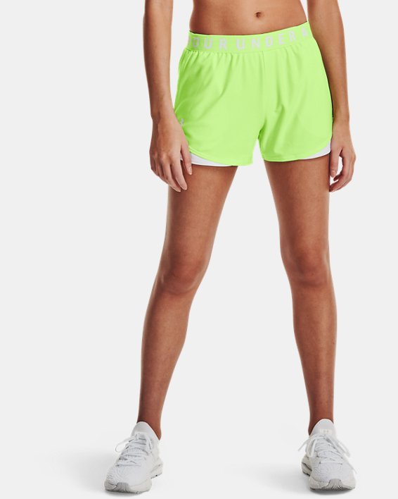 σορτσ Under Armour UA Play Up 3.0 γυναικεια ανοιχτο πρασινο / ασπρα | t3LA8uvPqTv