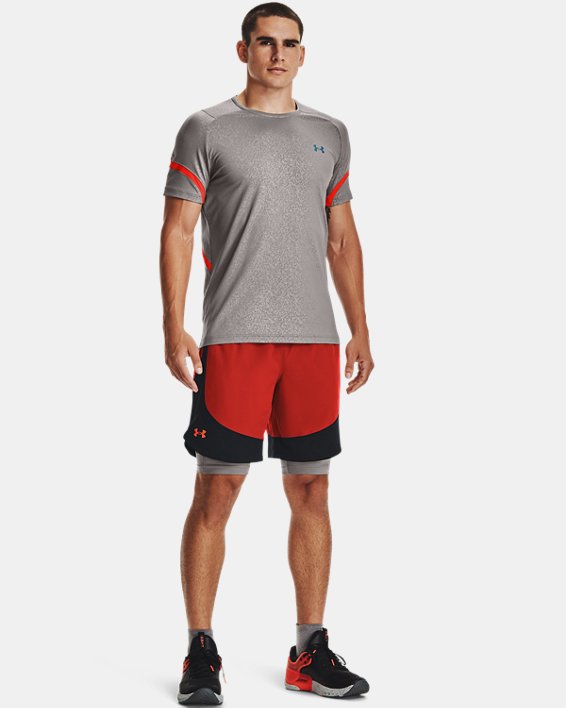 σορτσ Under Armour UA RUSH™ HeatGear® 2.0 Long ανδρικα μαυρα | vhbtrpv3CXr