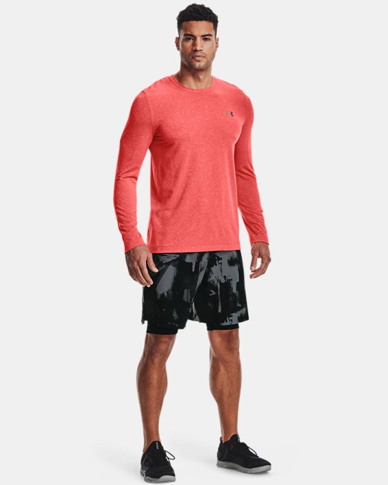 σορτσ Under Armour UA RUSH™ Seamless Long ανδρικα μαυρα | nhowoDRZO4r