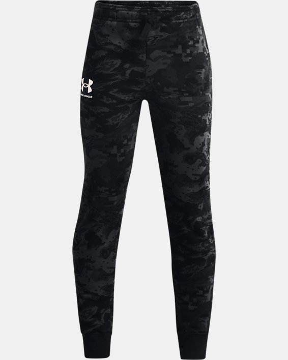 σορτσ Under Armour UA Rival Fleece ABC Camo για αγορια μαυρα / μαυρα ασπρα | SSBXUx1eGg9