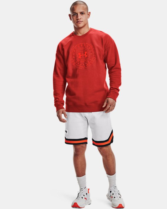 σορτσ Under Armour UA Rival Fleece Alma Mater ανδρικα γκρι / μαυρα | WXPHPvnbr12