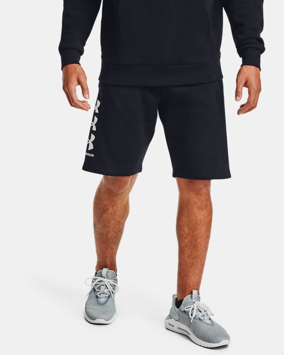 σορτσ Under Armour UA Rival Fleece Multilogo ανδρικα μαυρα / μαυρα ασπρα | f4i1JtFZJFY
