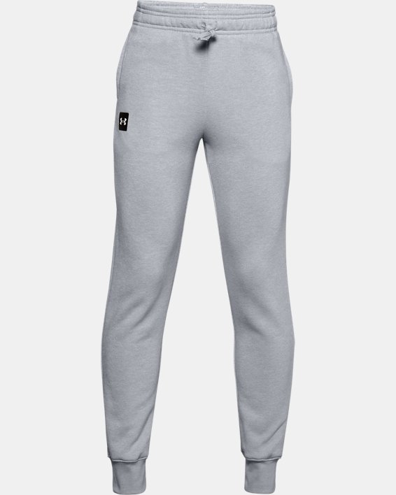 σορτσ Under Armour UA Rival Fleece για αγορια γκρι μαυρα ασπρα | nvS6Pbrr4sf