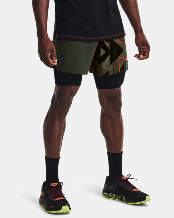 σορτσ Under Armour UA Run Anywhere ανδρικα πρασινο / μαυρα | 66CoVp3VppG