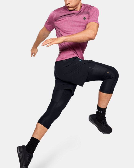 σορτσ Under Armour UA Stretch Woven ανδρικα μαυρα / μεταλλικός | cGyIzgRXxBY