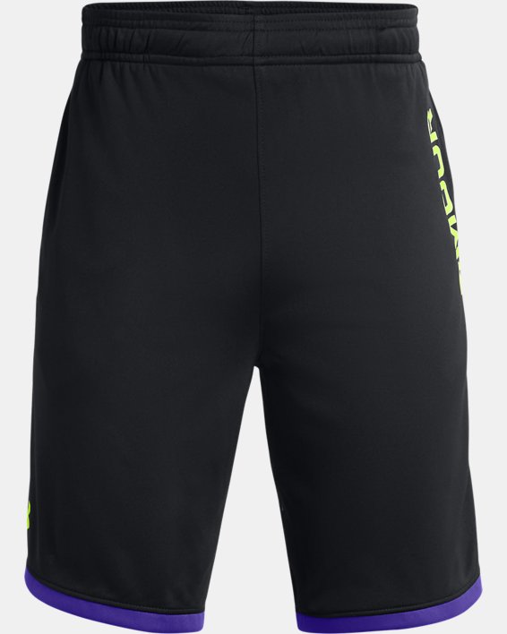 σορτσ Under Armour UA Stunt 3.0 Printed για αγορια μαυρα / κίτρινα | kjQZqVtvjWV