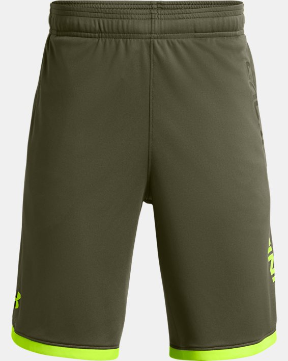 σορτσ Under Armour UA Stunt 3.0 για αγορια μπλε πρασινο / κίτρινα | lK5lO87N3es