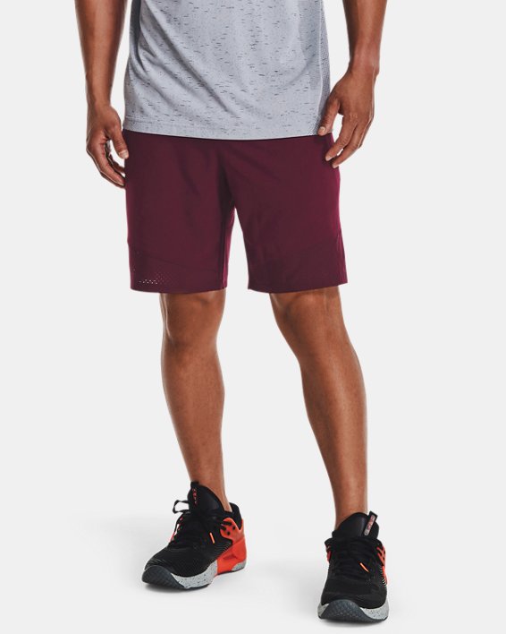 σορτσ Under Armour UA Vanish Woven ανδρικα σκούρο μπορντο / μαυρα | Ra5xTphZrce