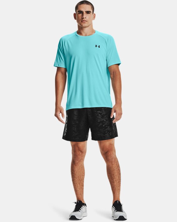 σορτσ Under Armour UA Woven Emboss ανδρικα μαυρα / γκρι | 41AOqf7JsbB