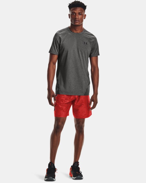 σορτσ Under Armour UA Woven Emboss ανδρικα κοκκινα / μαυρα | b7iCREK2Znu