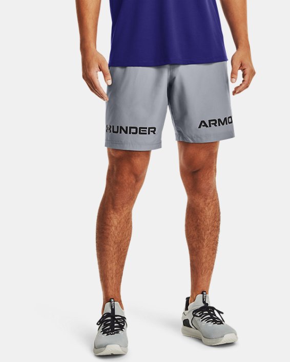 σορτσ Under Armour UA Woven Graphic Wordmark ανδρικα γκρι / μαυρα | Qg2Zntg3gTX