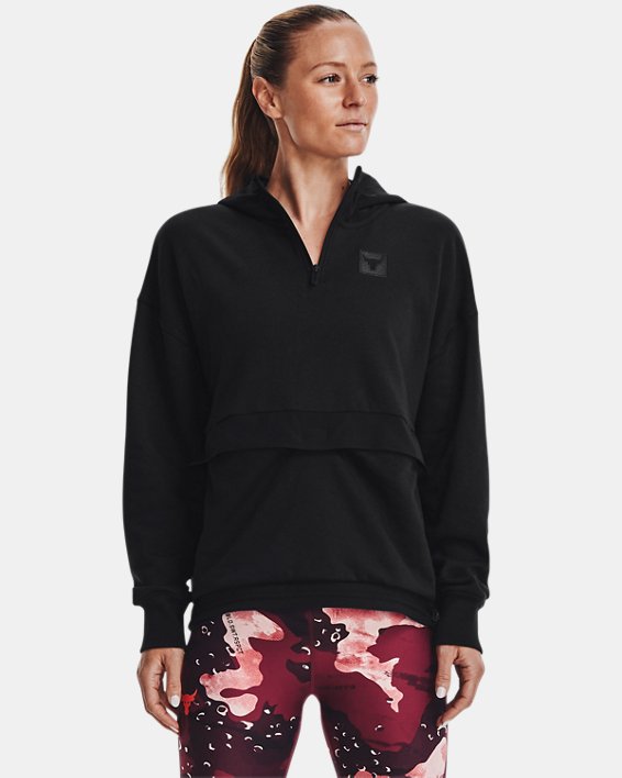 φουτερ Under Armour Project Rock Fleece ¼ Zip γυναικεια μαυρα | nM6p6A4rCIW
