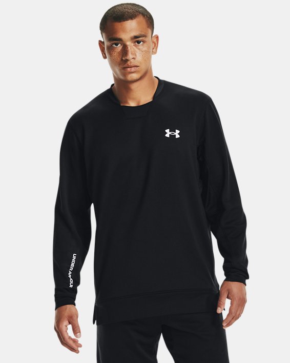 φουτερ Under Armour UA Armour Terry Crew ανδρικα μαυρα / ασπρα | rgXkvneg5O5