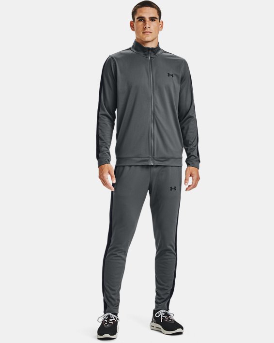 φουτερ Under Armour UA Knit tracking Suit ανδρικα γκρι / μαυρα | 4gEV6OHXd74