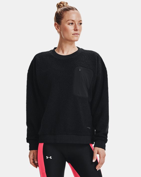 φουτερ Under Armour UA Mission Crew γυναικεια μαυρα / γκρι | HvYl77YGuOz