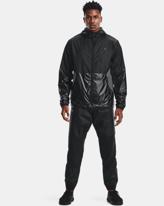 φουτερ Under Armour UA RUSH™ Legacy Windbreaker ανδρικα μαυρα | V12SY1DGEeo