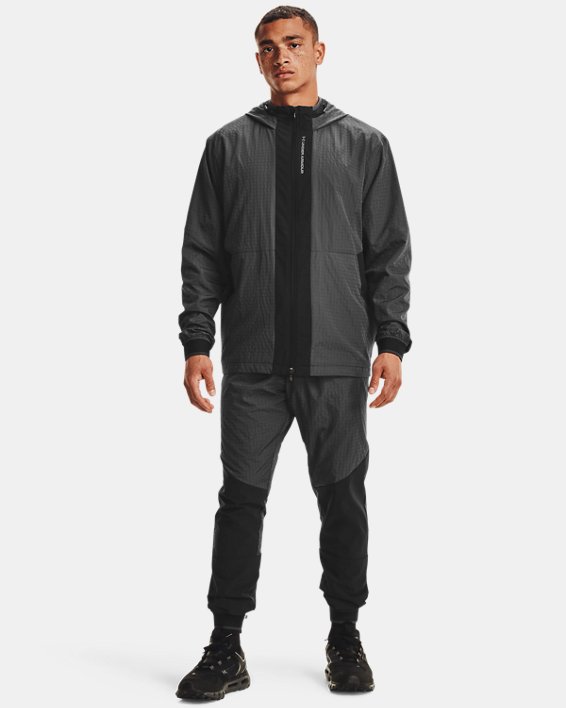 φουτερ Under Armour UA RUSH™ Woven Legacy Windbreaker ανδρικα μαυρα | ofzhDs4FTOt