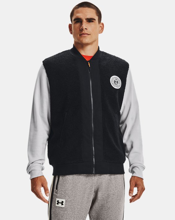 φουτερ Under Armour UA Rival Fleece Alma Mater Bomber ανδρικα μαυρα | X1BlUWCxOxZ