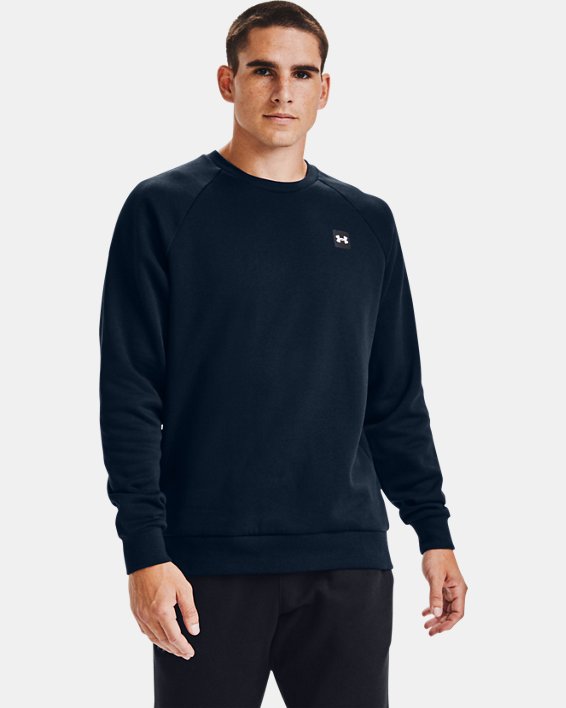 φουτερ Under Armour UA Rival Fleece Crew ανδρικα μαυρα ασπρα | gS6ASdNYV5t