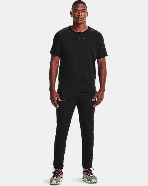 φουτερ Under Armour UA Rival Terry AMP Crew ανδρικα μαυρα / ροζ | l2uOhH9t7pA
