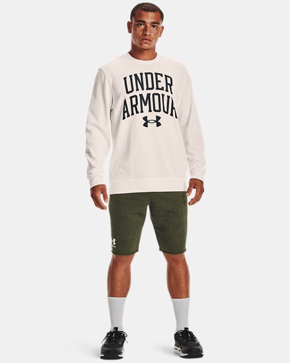 φουτερ Under Armour UA Rival Terry Crew ανδρικα μαυρα ασπρα / μαυρα | Kc5NCLHDllM