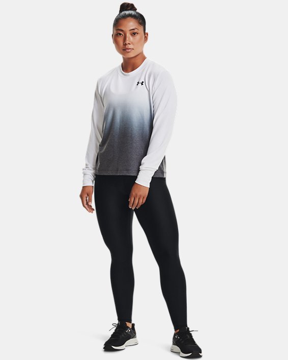 φουτερ Under Armour UA Rival Terry Gradient Crew γυναικεια ασπρα / μαυρα | QueLafNdO1t