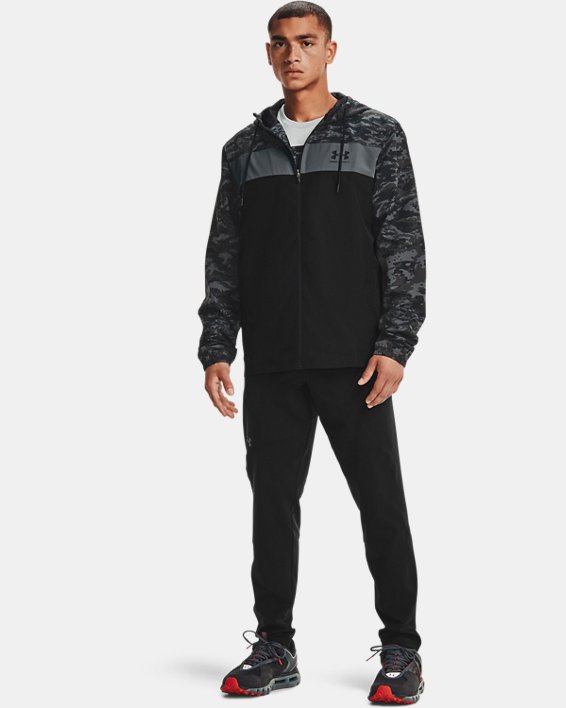 φουτερ Under Armour UA Sportstyle Camo Windbreaker ανδρικα μαυρα | R6JIkik7DiF