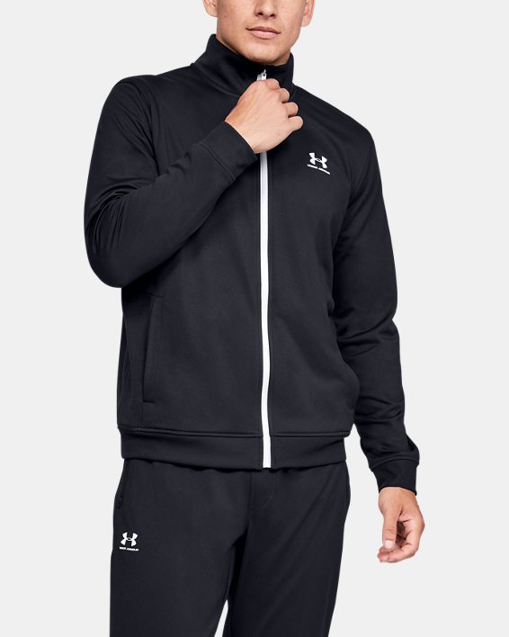 φουτερ Under Armour UA Sportstyle Tricot ανδρικα μαυρα / μαυρα ασπρα | hOfDufXam5D