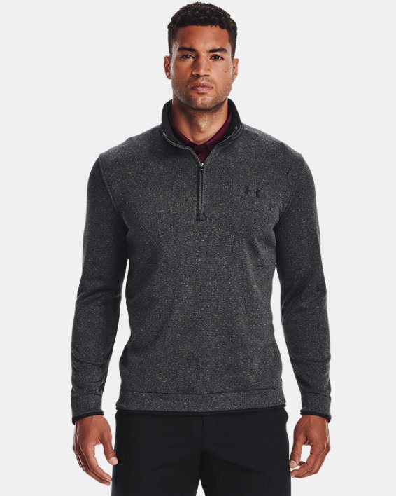 φουτερ Under Armour UA Storm SweaterFleece ½ Zip ανδρικα μαυρα / ασπρα | XiFajC4e2HB