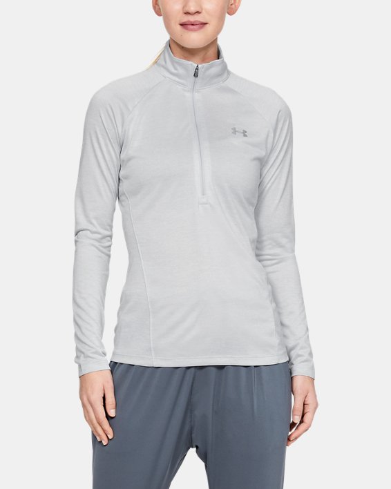 φουτερ Under Armour UA Tech™ Twist ½ Zip γυναικεια γκρι / μεταλλικός ασημι | qXOWv8a3VQv