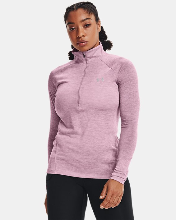 φουτερ Under Armour UA Tech™ Twist ½ Zip γυναικεια μωβ ροζ / ροζ | xajlVrk1nNv