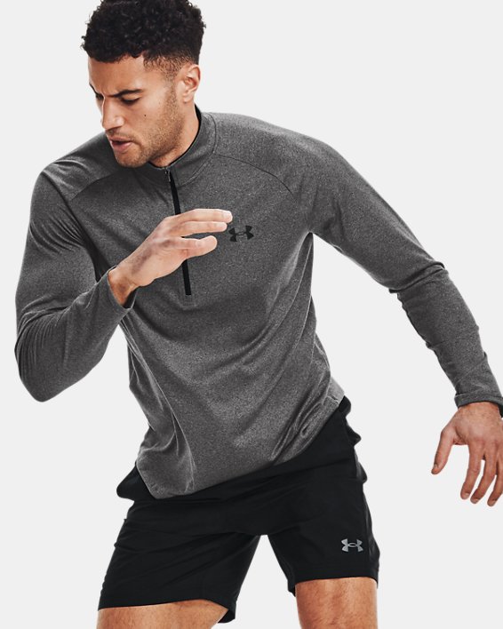 φουτερ Under Armour UA Tech™ ½ Zip ανδρικα σκούρο γκρι / μαυρα | BexVLn4UWDz