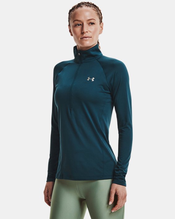 φουτερ Under Armour UA Tech™ ½ Zip γυναικεια μπλε / μεταλλικός ασημι | MUZp1kgWpMq