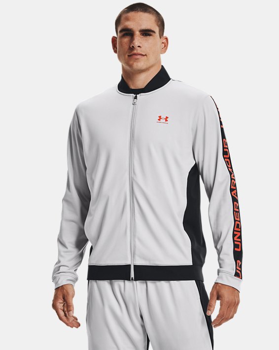 φουτερ Under Armour UA Tricot ανδρικα γκρι / κοκκινα | iW7UlnO99rB